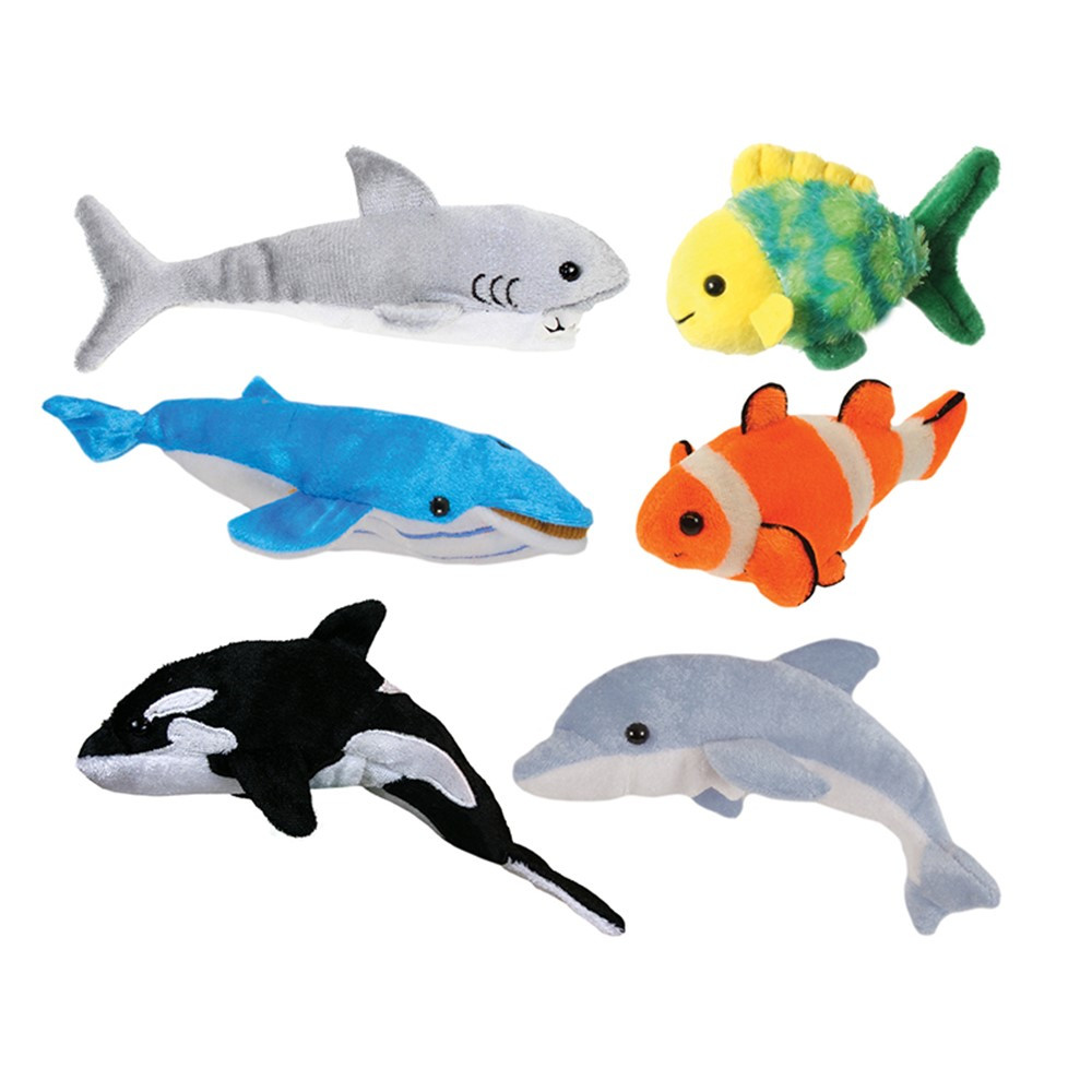 Sea Life Finger Puppets, Set of 6 - PUC006567 | The Puppet Company | Puppets & Puppet Theaters