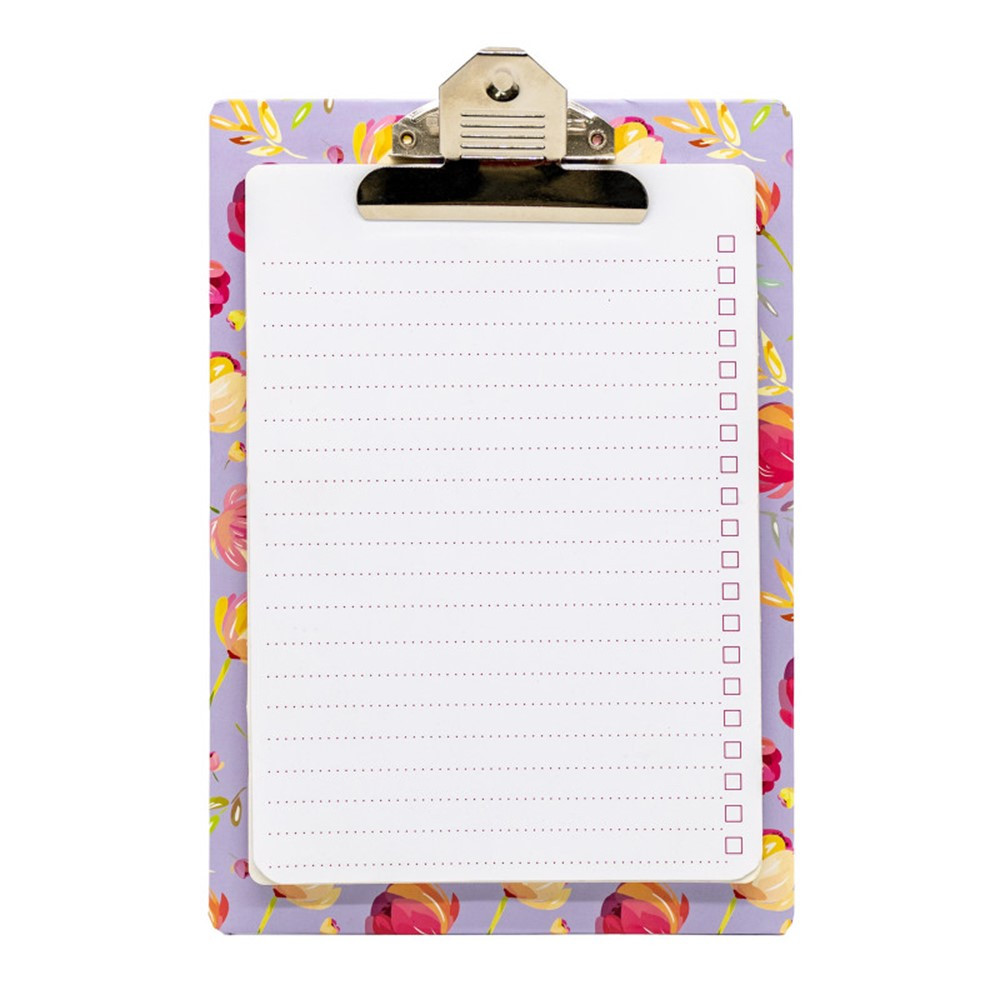 Blossom Clipboard with Pad - Pack 4 - PUK8672BLO | Pukka Pads Usa Corp | Note Books & Pads