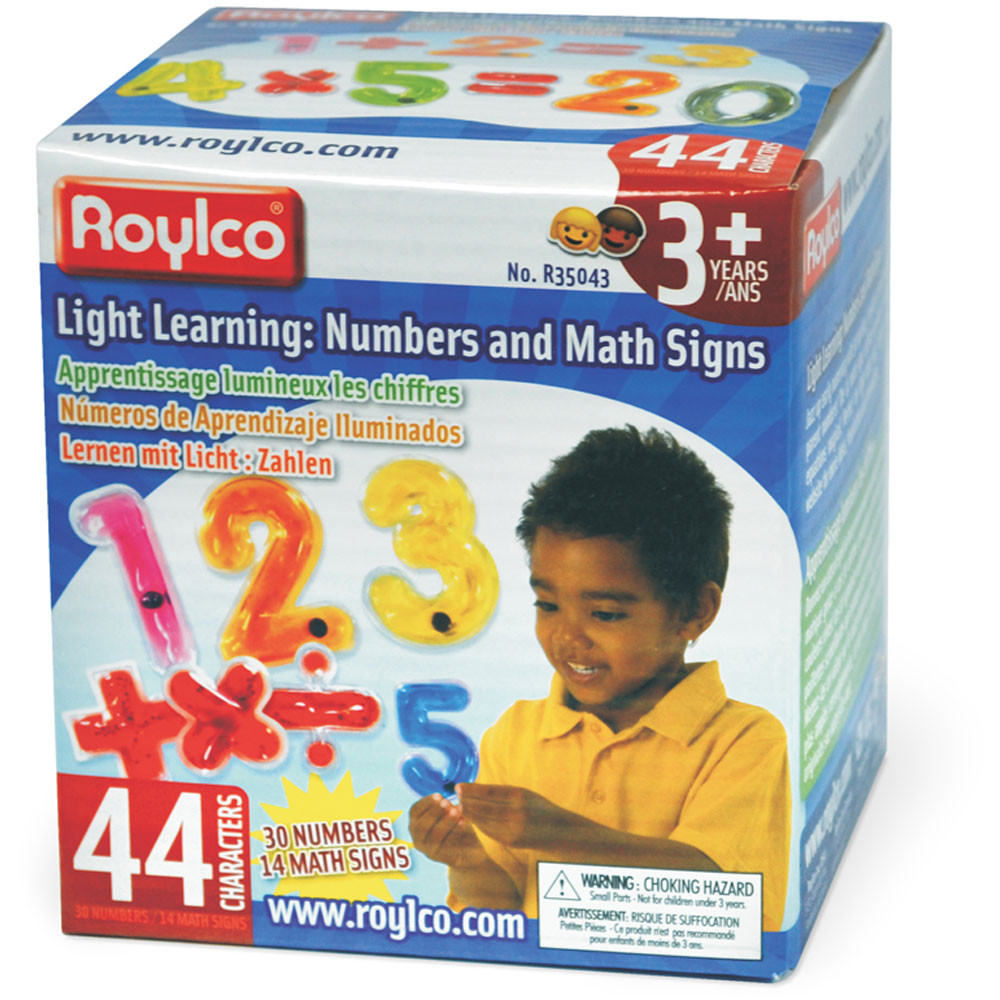 R-35043 - Numbers & Math Signs in Magnetic Letters