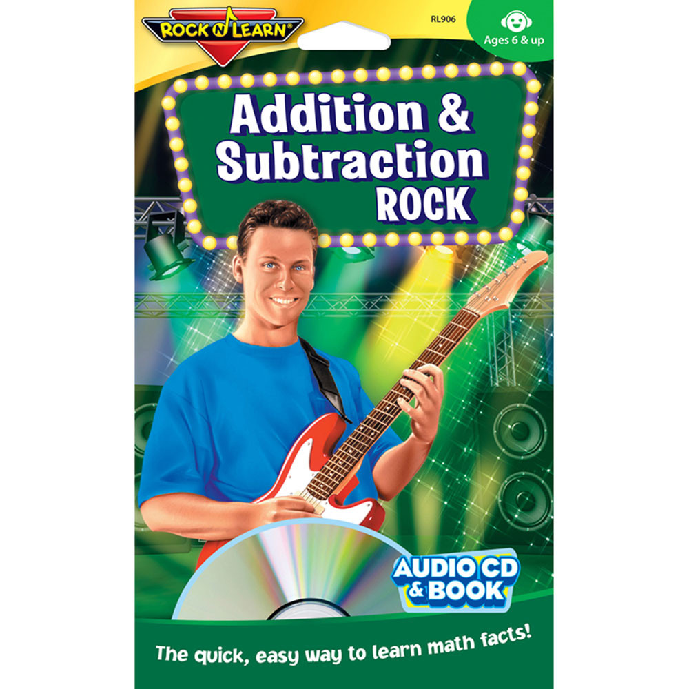 RL-906 - Addition & Subtraction Rock Cd+Book in Audio & Video Programs