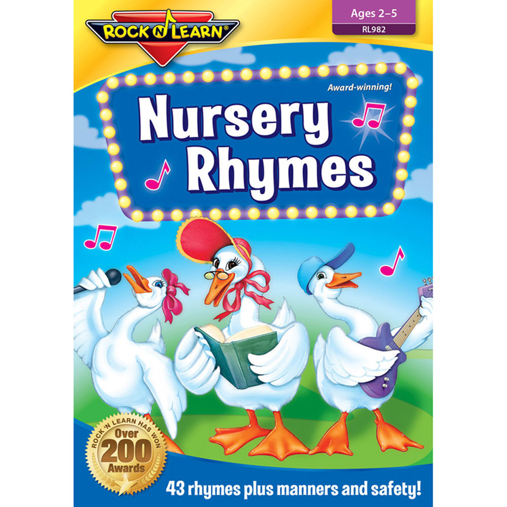 RL-982 - Nursery Rhymes On Dvd in Dvd & Vhs