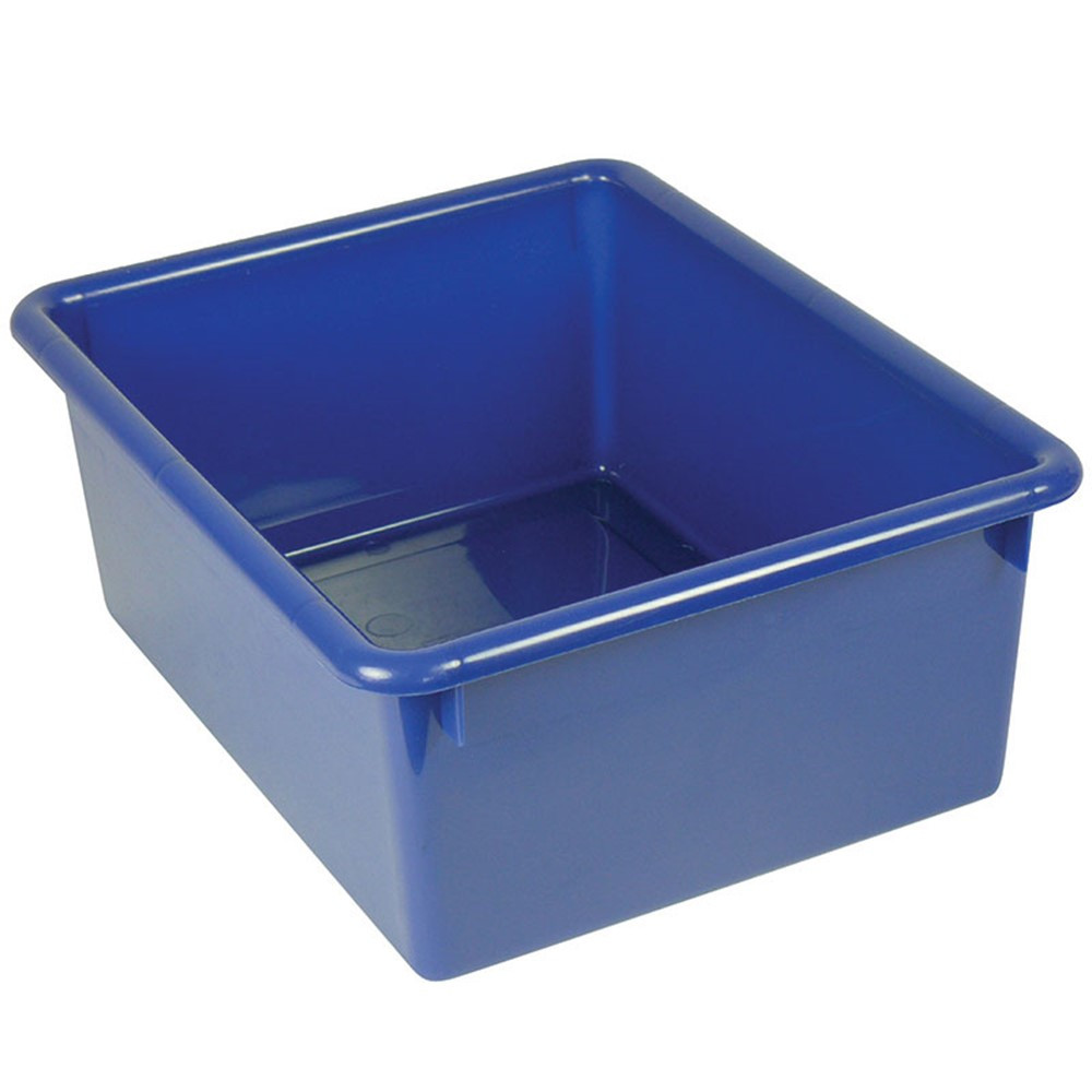 ROM16104 - 5In Stowaway Letter Box Blue No Lid 13 X 10-1/2 X 5 in Storage Containers