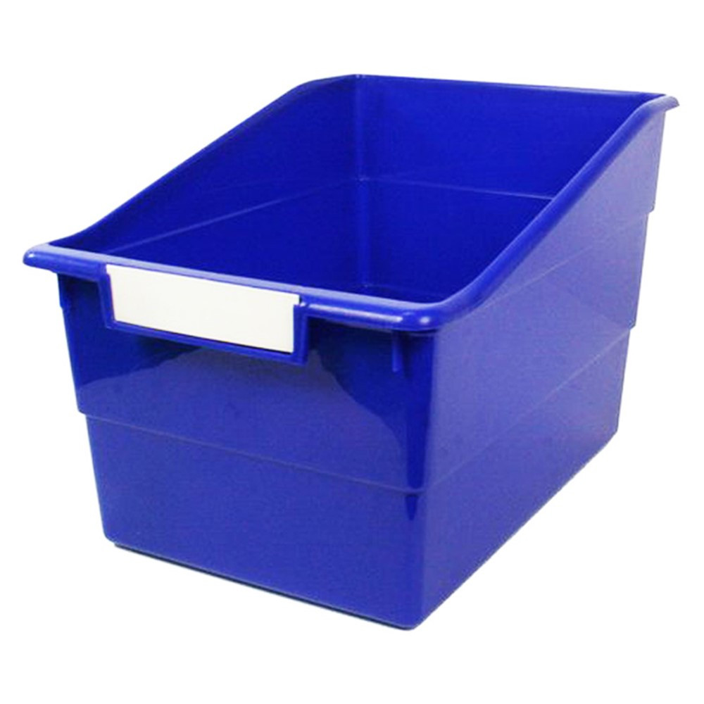 ROM77304 - Wide Blue File With Label Holder in General