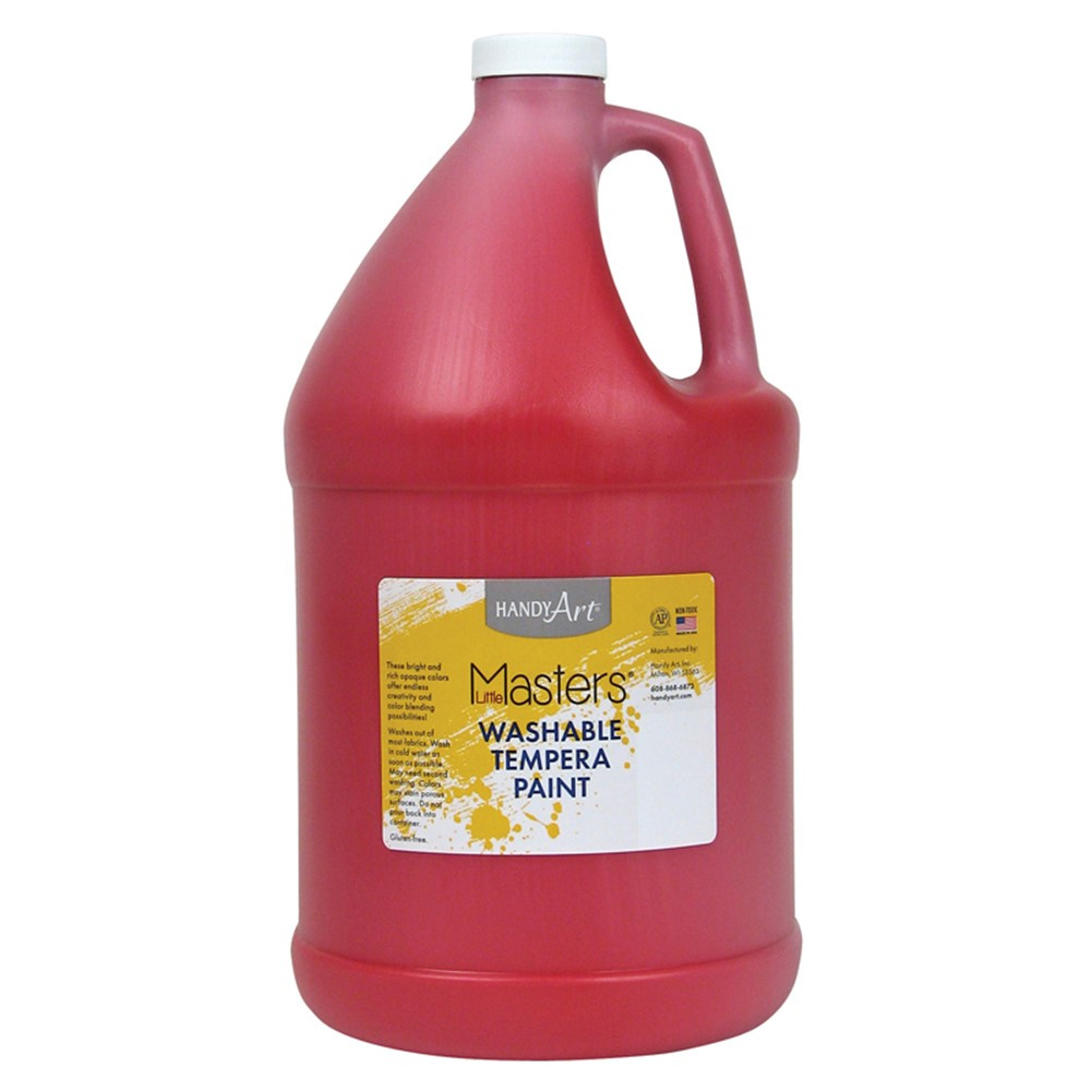 RPC214720 - Little Masters Red 128Oz Washable Paint in Paint