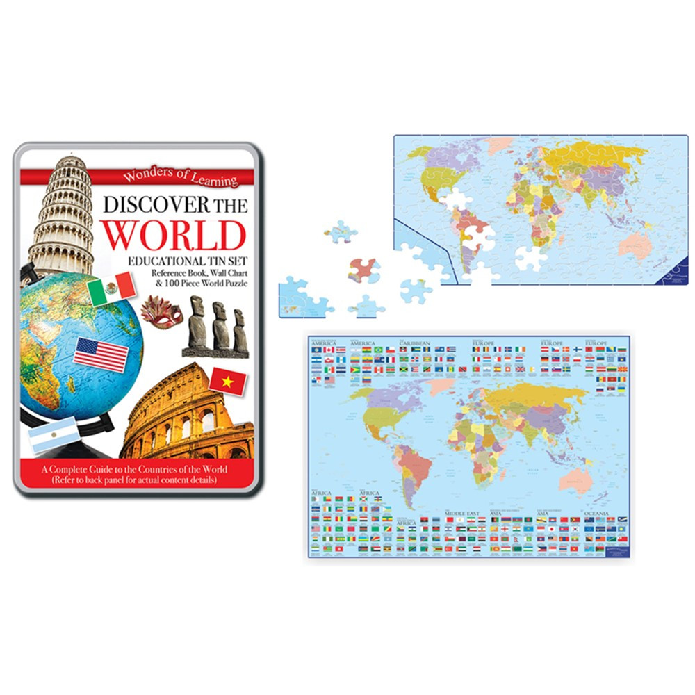 RWPTS05 - Tin Set Discover The World Wonders Of Learning in Earth Science