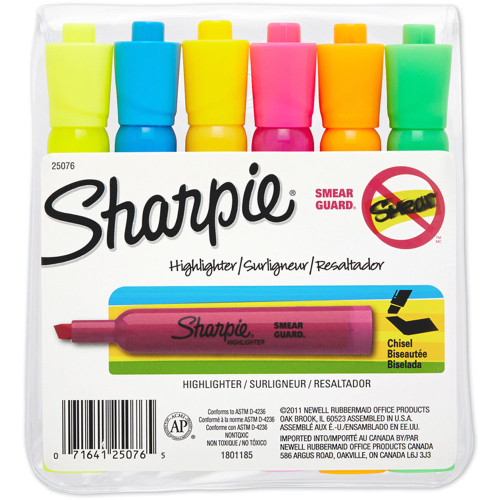 SAN25076 - Major Accent Six Pack in Highlighters