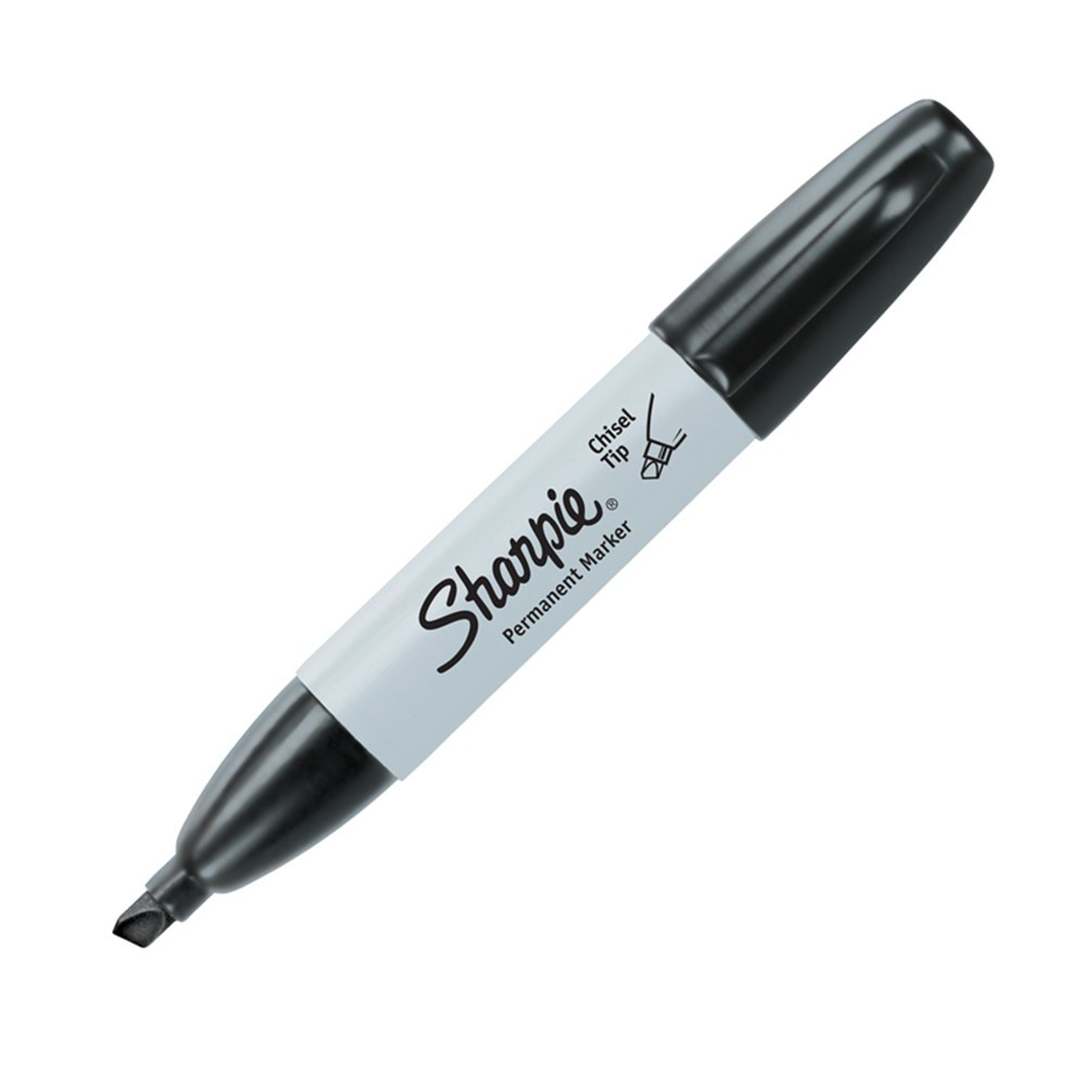SAN38281 - Sharpie Chisel Tip Marker Black in Markers