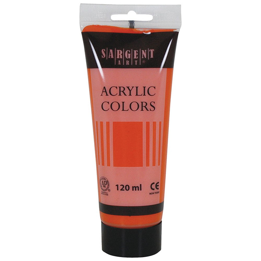 Acrylic Paint Tube, 120 ml, Cadmium Orange Hue - SAR230314 | Sargent Art  Inc. | Paint
