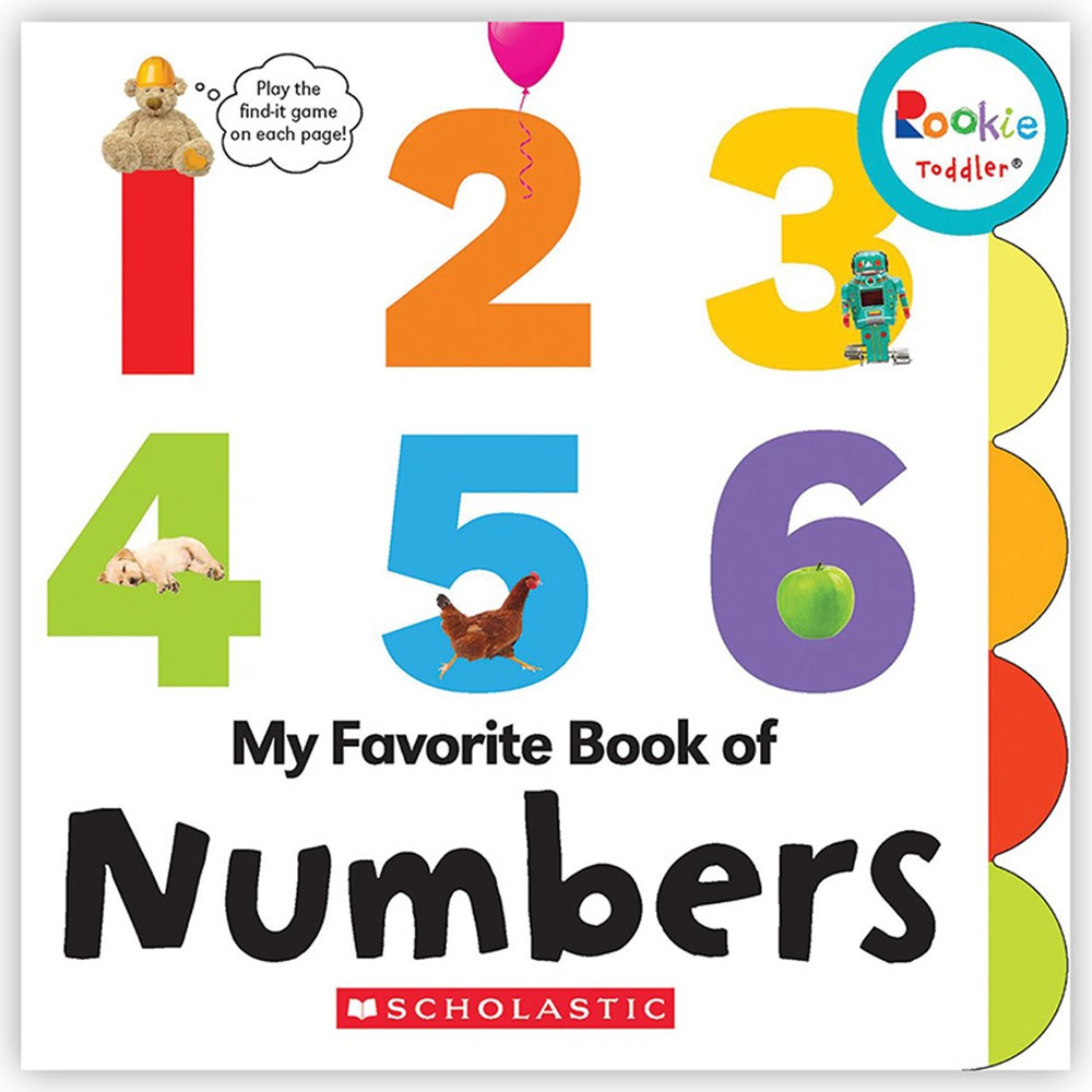 Rookie Toddler Board Book, My Favorite Book of Numbers - SB-9780531226841 | Scholastic Inc Trade And Slp | Classroom Favorites