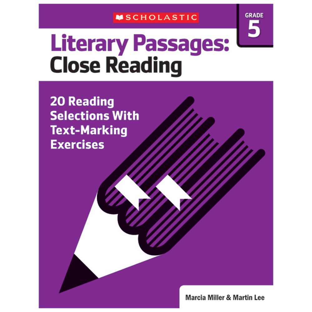 SC-579388 - Literary Passages Close Reading Gr5 in General
