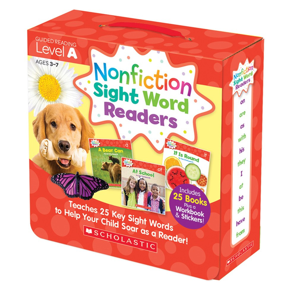 SC-584281 - Nonfiction Sight Word Readers Lvl A Parent Pack in Sight Words