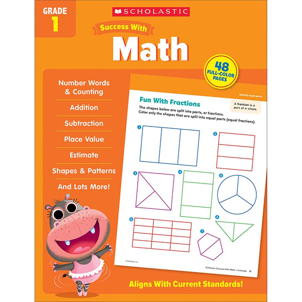 Success With Math: Grade 1 - SC-735532 | Scholastic Teaching Resources | Activity Books