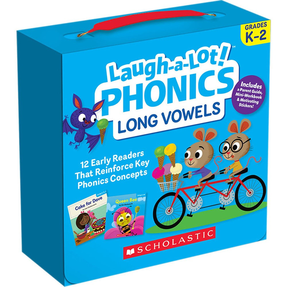 Laugh-A-Lot Phonics: Long Vowels (Parent Pack) - SC-736584 | Scholastic Teaching Resources | Phonics