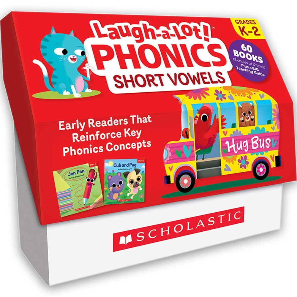 Laugh-A-Lot Phonics: Short Vowels (Classroom Set) - SC-736586 | Scholastic Teaching Resources | Phonics