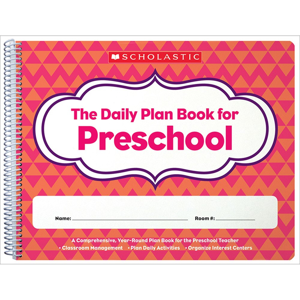 SC-806458 - Daily Plan Book For Preschool in Plan & Record Books