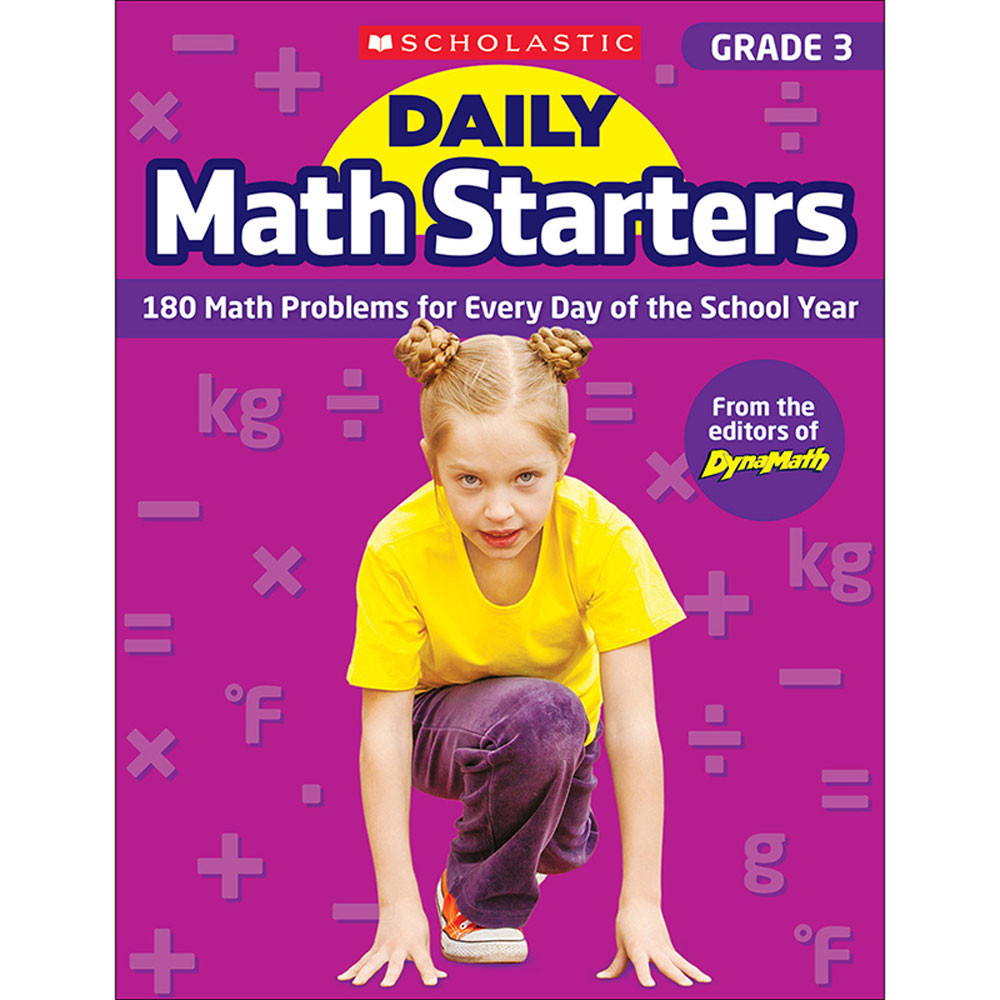 SC-815959 - Daily Math Starters Gr 3 in Activity Books