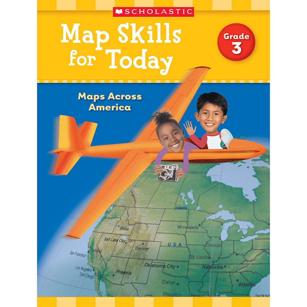 SC-821490 - Map Skills For Today Gr 3 in Geography