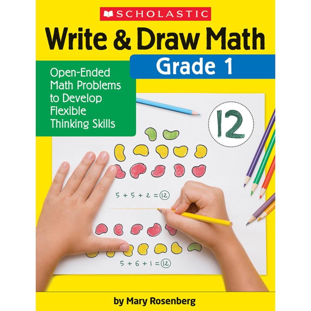 Write & Draw Math: Grade 1 - SC-831437 | Scholastic Teaching Resources | Activity Books