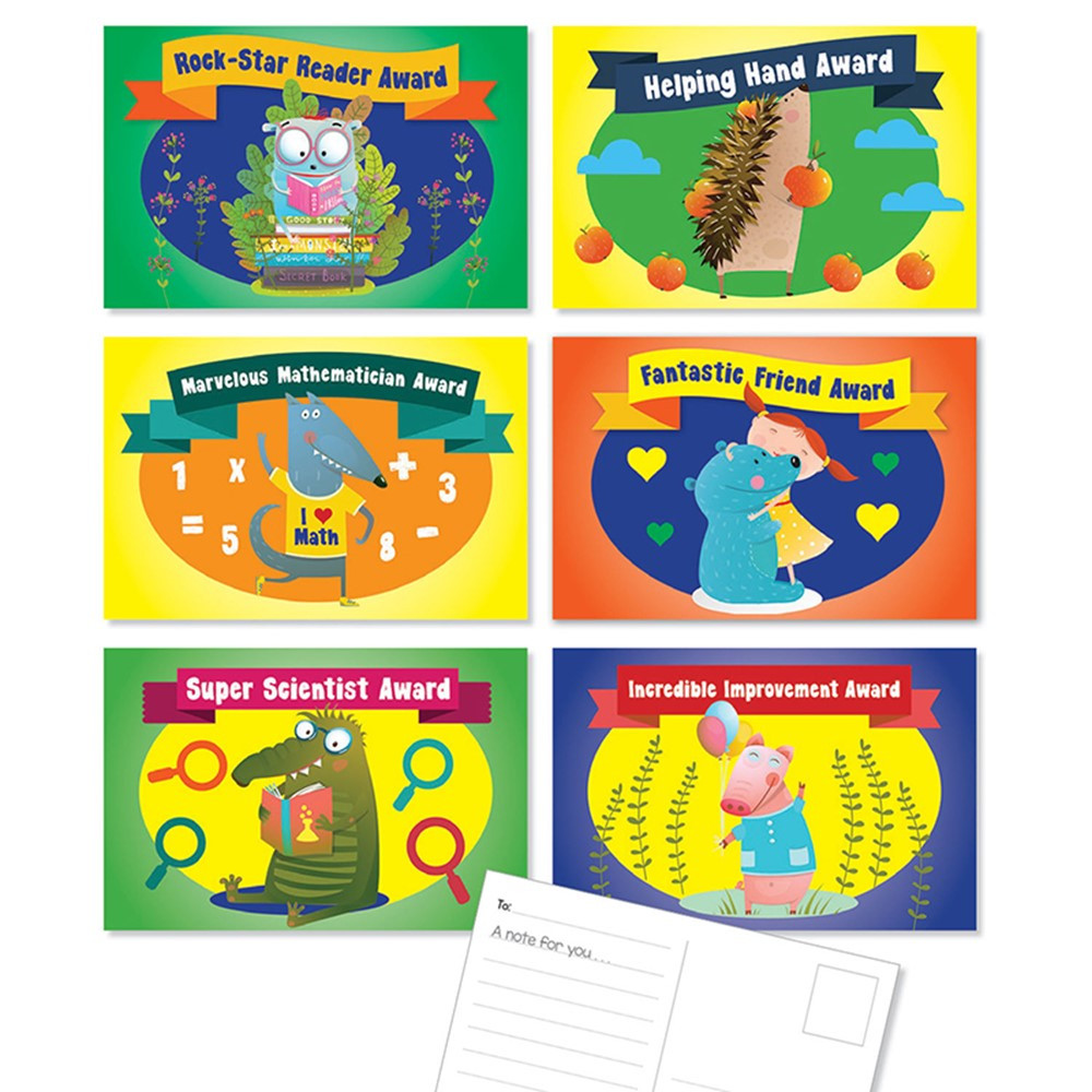 SC-834516 - Classroom Awards Postcards in Postcards & Pads