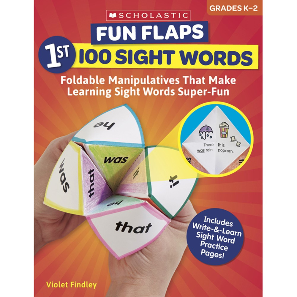 Fun Flaps: 1st 100 Sight Words - SC-860313 | Scholastic Teaching Resources | Sight Words