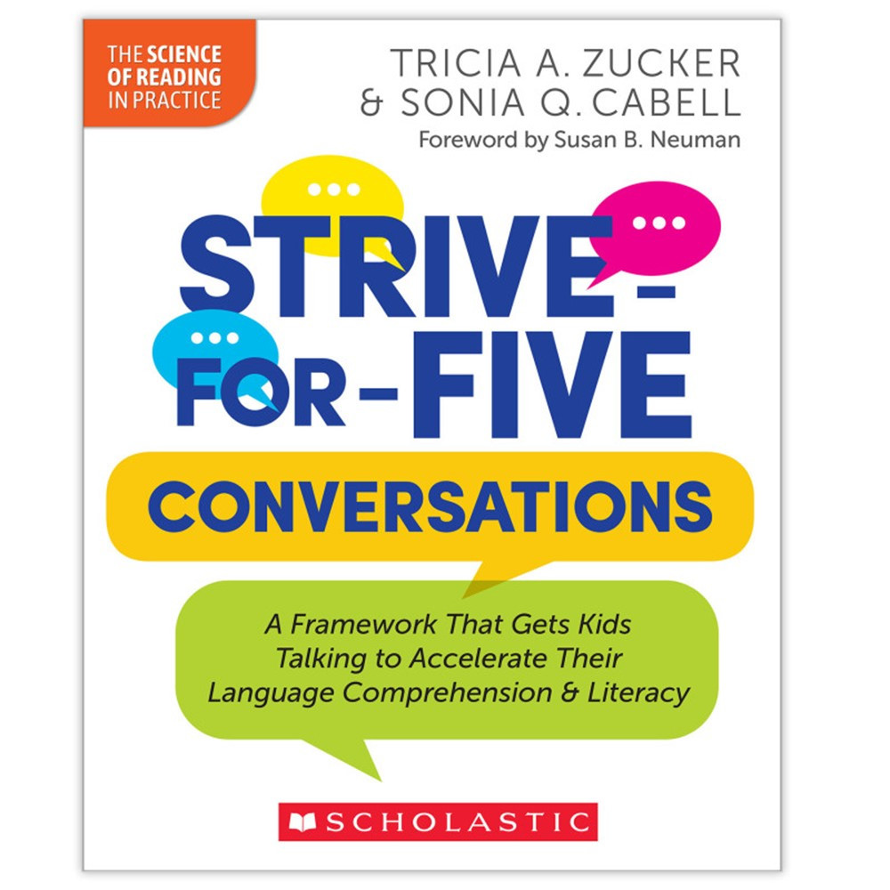 Strive-for-Five Conversations Professional Book - SC-9781546113881 | Scholastic Teaching Resources | Reference Materials
