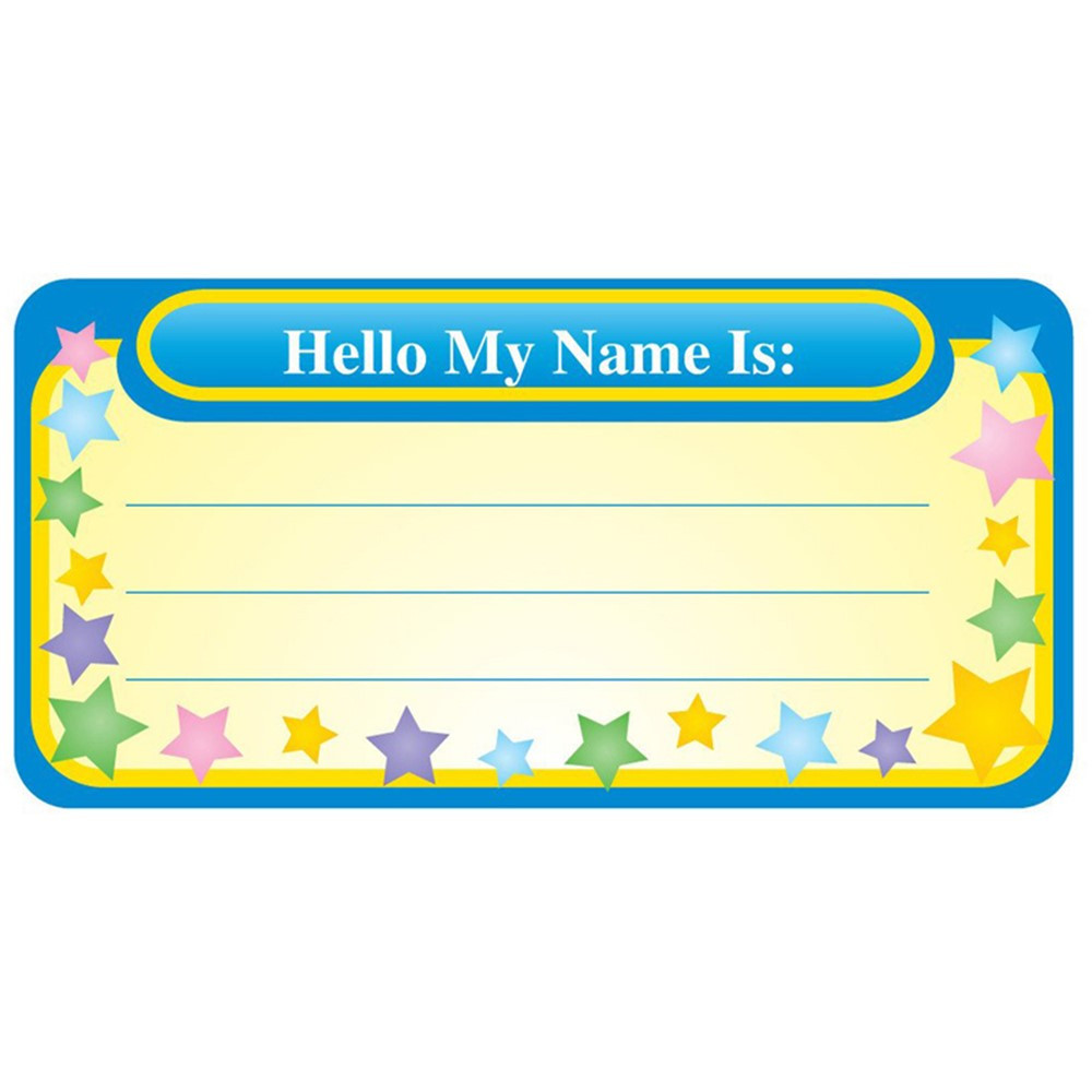 My Name Is Nametags, 1-5/8" x 3-1/4" , Pack of 36 - SE-814 | Creative Shapes Etc. Llc | Name Tags