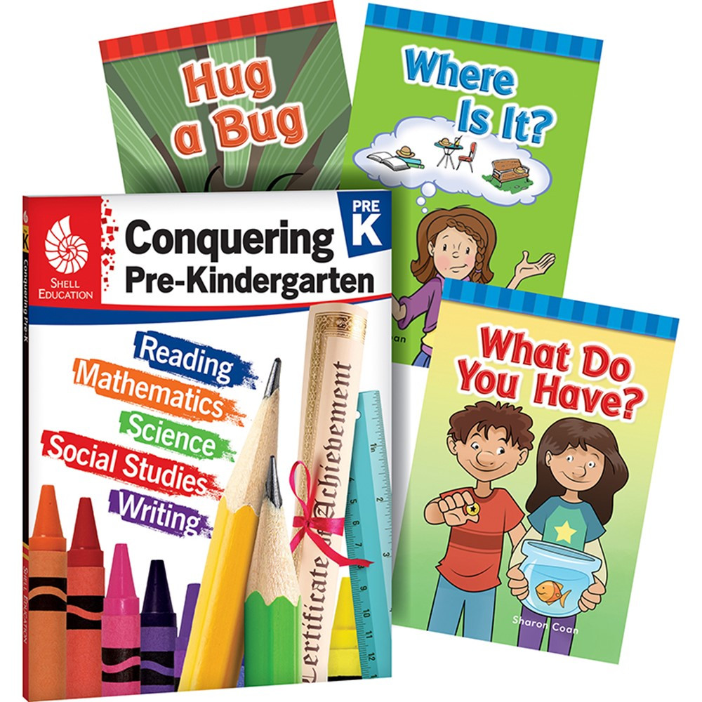 Conquering Pre-Kindergarten, 4-Book Set - SEP100707 | Shell Education | Skill Builders