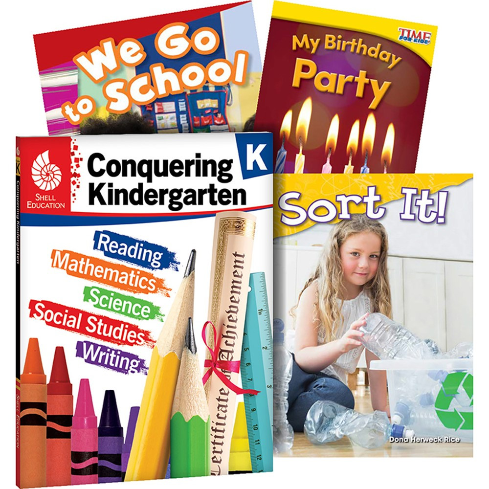 Conquering Kindergarten, 4-Book Set - SEP100708 | Shell Education | Skill Builders
