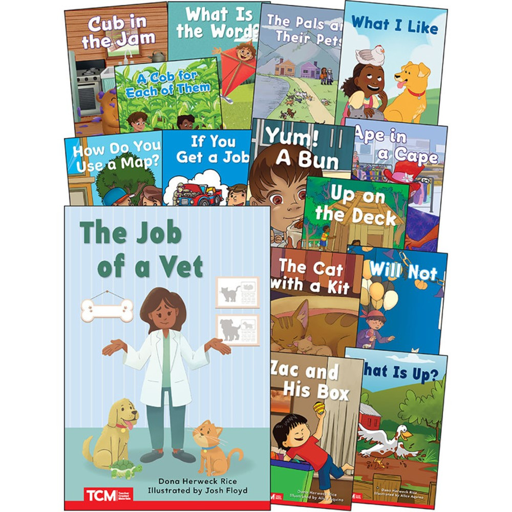 Decodable Books: Read & Succeed, Grade PreK-K, Set 2 - SEP145497 | Shell Education | Learn to Read Readers