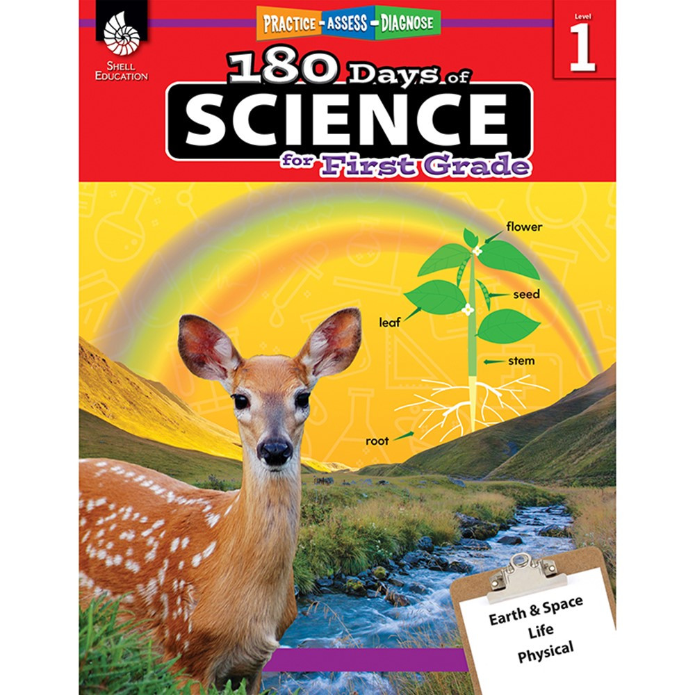 SEP51407 - 180 Days Of Science Grade 1 in Activity Books & Kits
