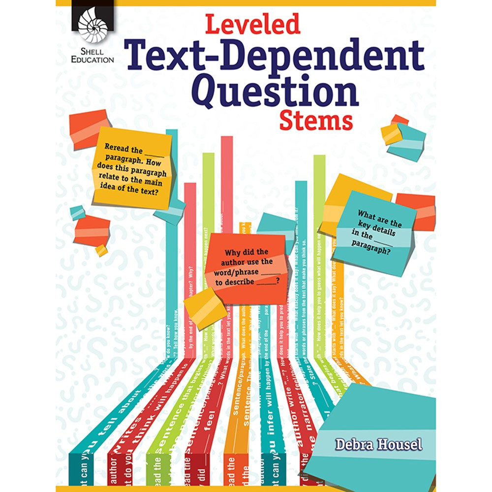SEP51475 - Leveled Text Dependent Question Stems in Activity Books & Kits