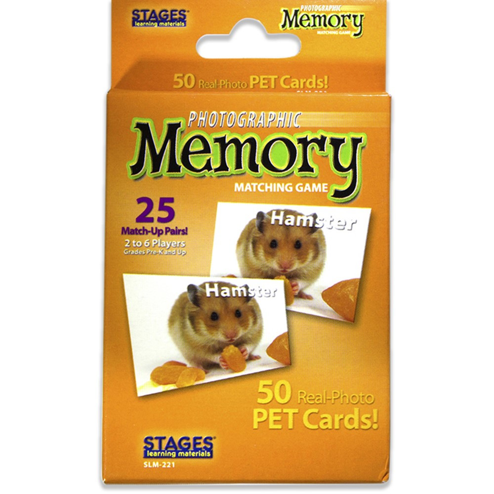 SLM221 - Pets Photographic Memory Matching Game in Games