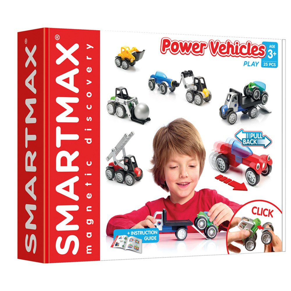 SmartMax Power Vehicles - Mix - 26 Pieces - SMX303US | Smart Toys And Games, Inc | Vehicles