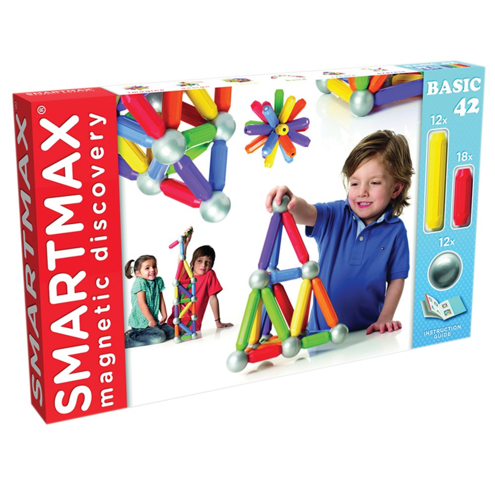 Magnetic Discovery Set, 42 Pieces - SMX501, Smart Toys And Games, Inc