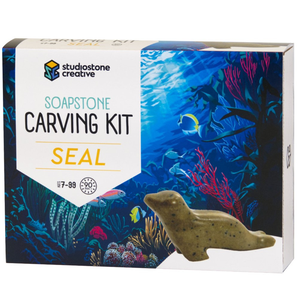 Seal Soapstone Carving Kit - SSVSEUK | Studiostone Creative Inc | Art & Craft Kits