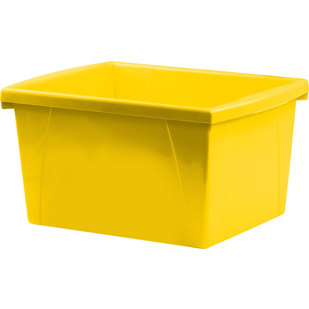 4 Gallon Storage Bin, Yellow - STX61453U06C | Storex Industries | Storage Containers