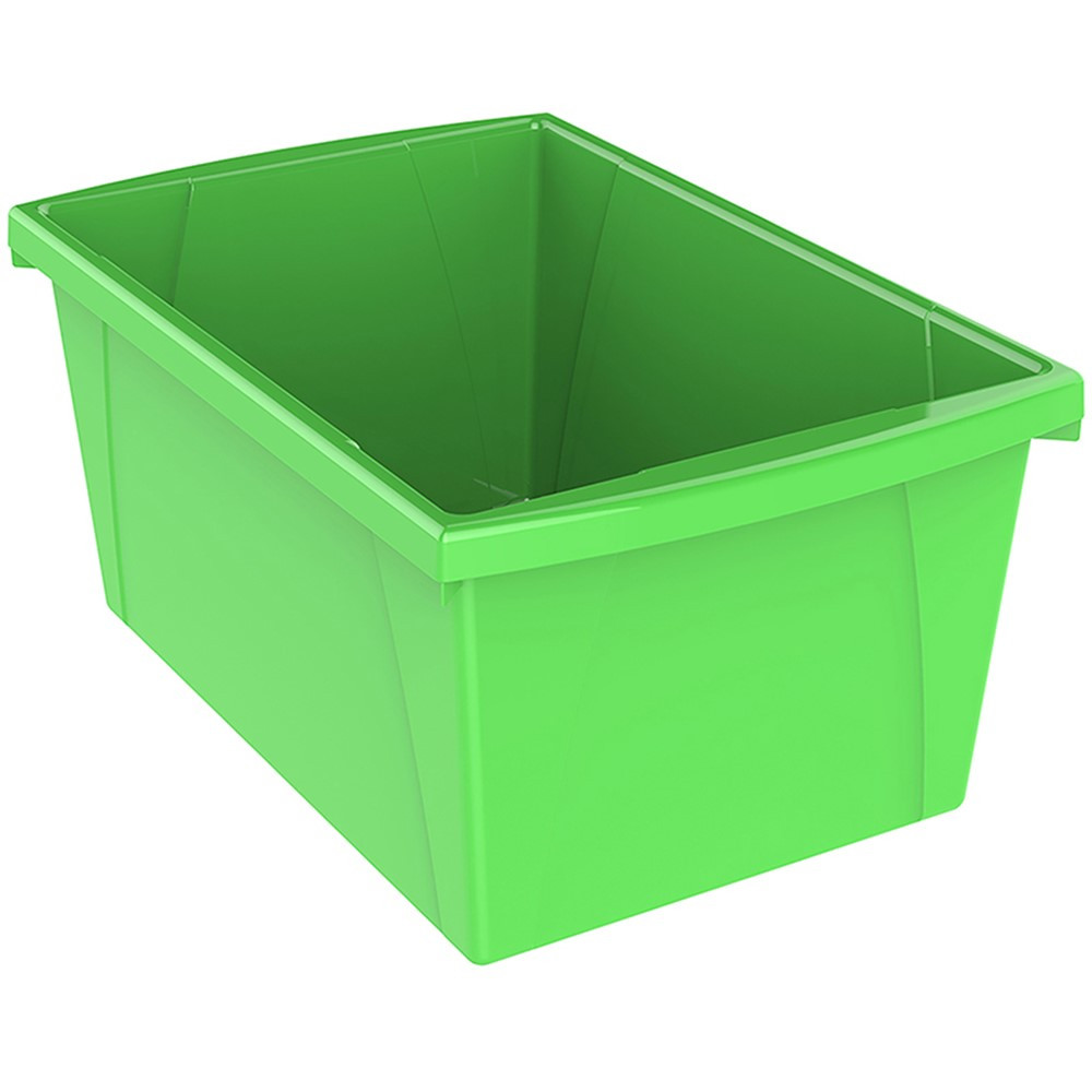 Medium Classroom Storage Bin, Green - STX61485U06C | Storex Industries | Storage Containers