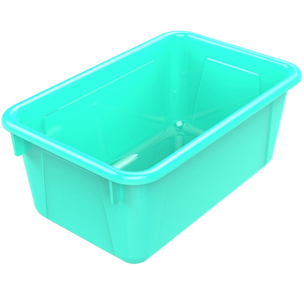 Small Cubby Bin, Teal - STX62420U05C | Storex Industries | Storage Containers