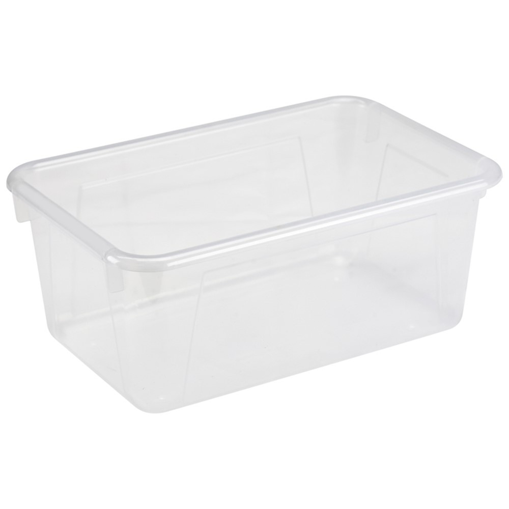 Small Cubby Bin, Translucent, 5-Pack - STX62461U05C | Storex Industries | Storage Containers
