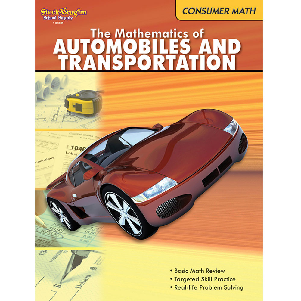 SV-9780547625621 - The Mathematics Of Automobiles And Transportation Gr 6 & Up in Money