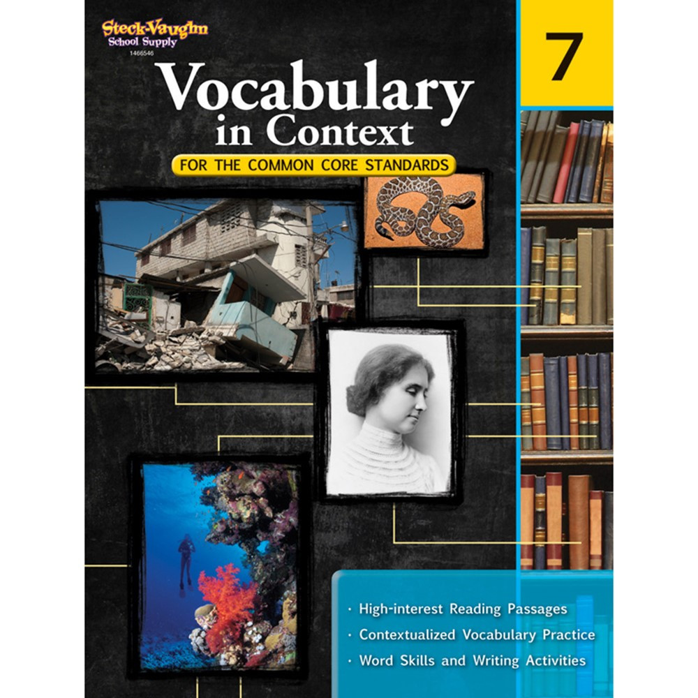 SV-9780547625805 - Gr 7 Vocabulary In Context For The Common Core Standards in Vocabulary Skills