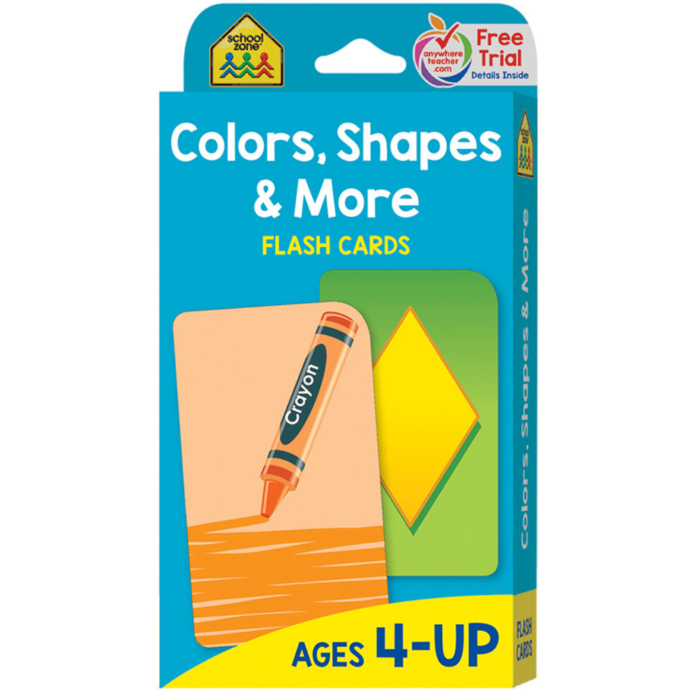 SZP04011 - Colors Shapes & More Flash Cards in Sorting