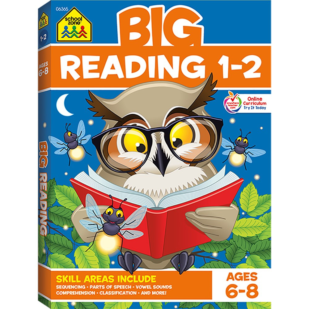 Big Workbook Reading, Grades 1-2 - SZP06365 | School Zone Publishing | Activities