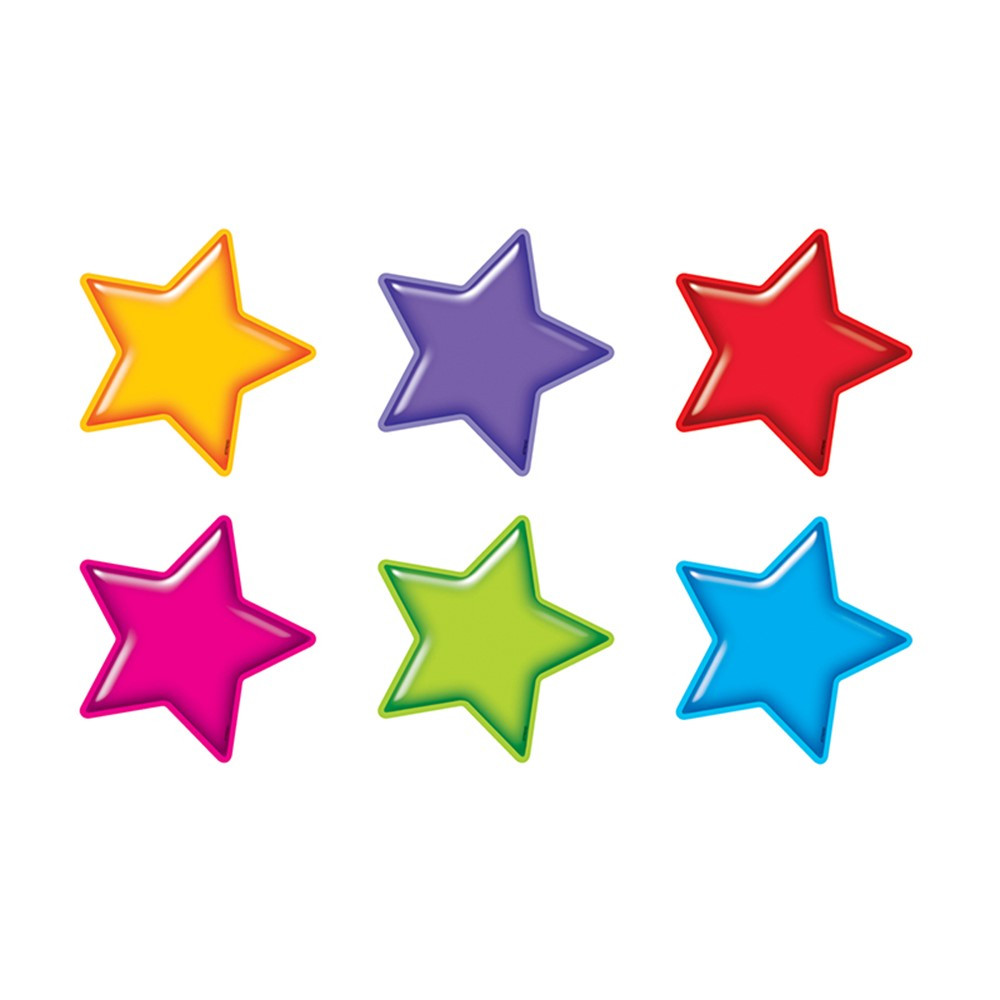 T-10968 - Gumdrop Stars Accents Standard Size Variety Pack in Accents