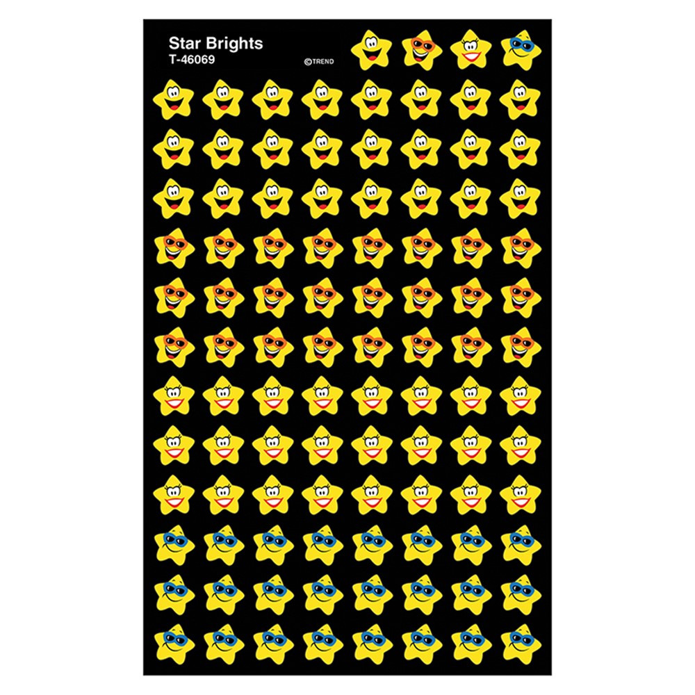 T-46069 - Supershapes Stickers Star Brights in Stickers