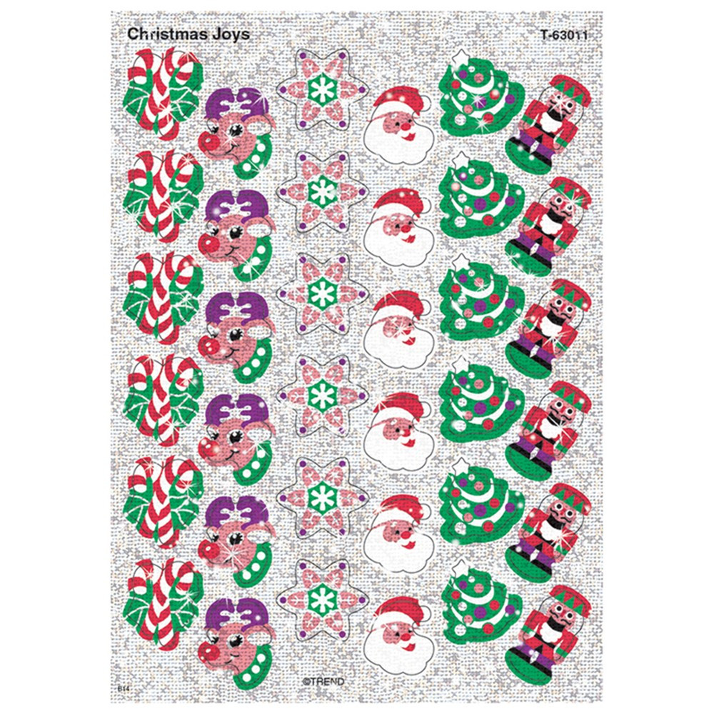 T-63011 - Sparkle Stickers Christmas Joys in Holiday/seasonal