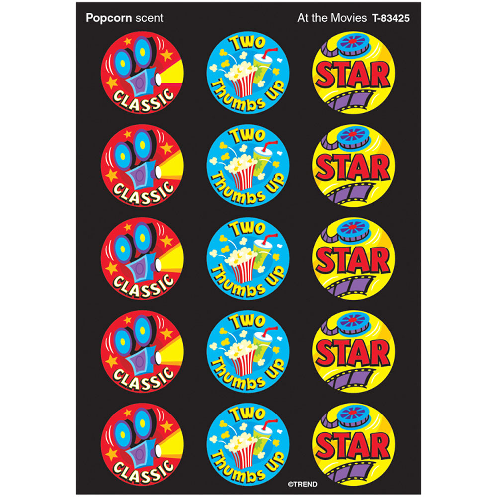 T-83425 - Stinky Stickers At The Movies in Stickers