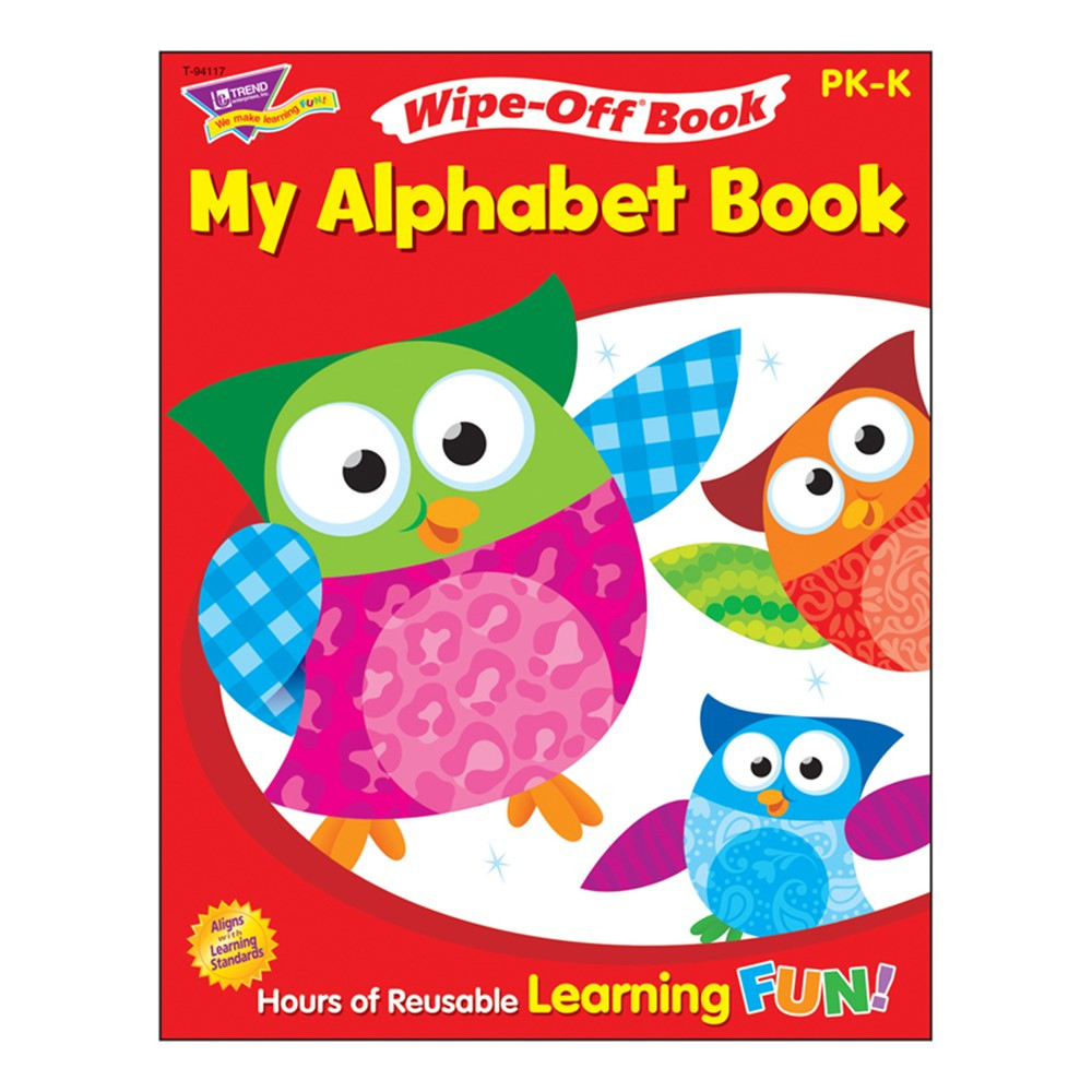 T-94117 - My Alphabet Book 28Pg Wipe-Off Books in Language Arts