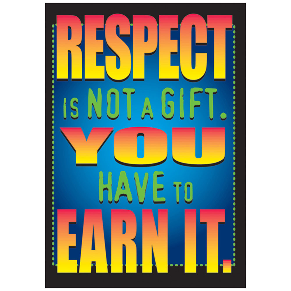 T-A63108 - Poster Respect Is Not A Gift in Motivational