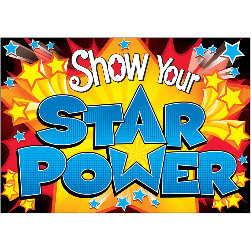 T-A67047 - Show Your Star Power Poster in Motivational